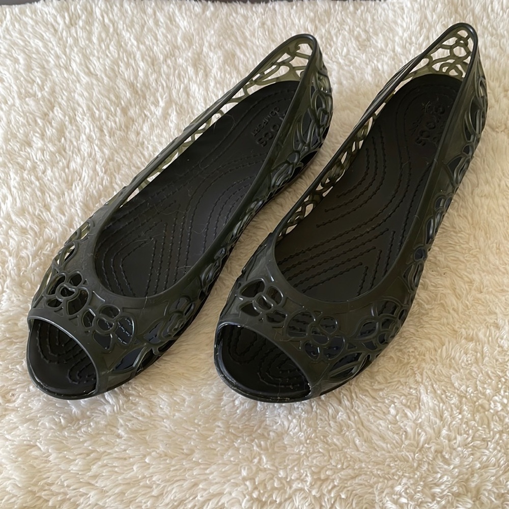 Crocs Isabella Jelly Flats W7